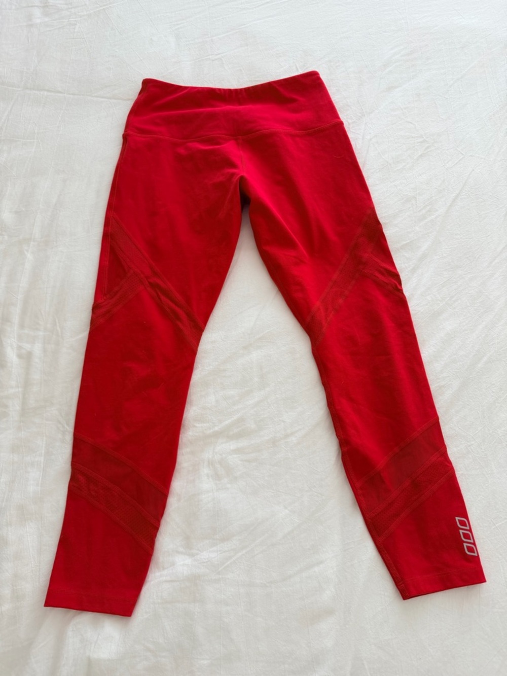 Womens Red Active Leggings